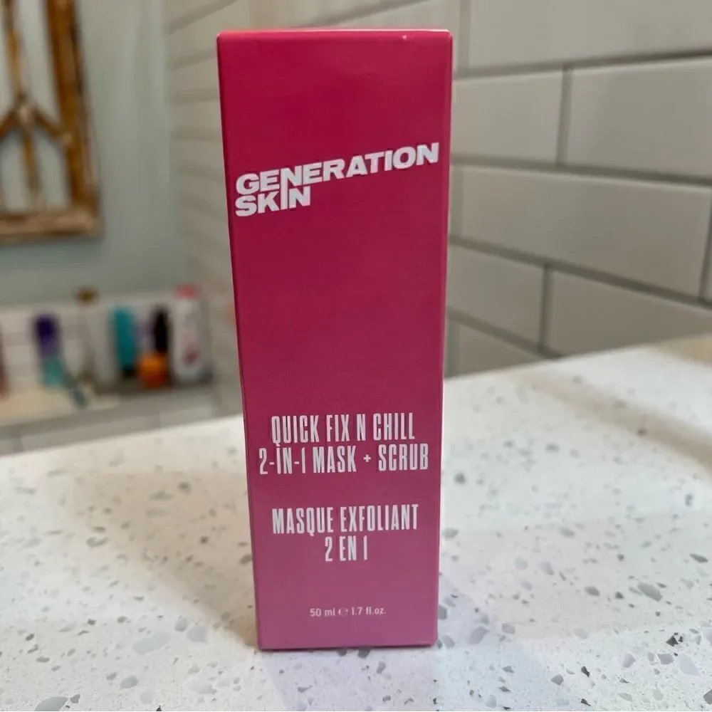 Generation Skin Quick Fix &Chill 2 in 1 Mask Scrub to exfoliate, detox & balance